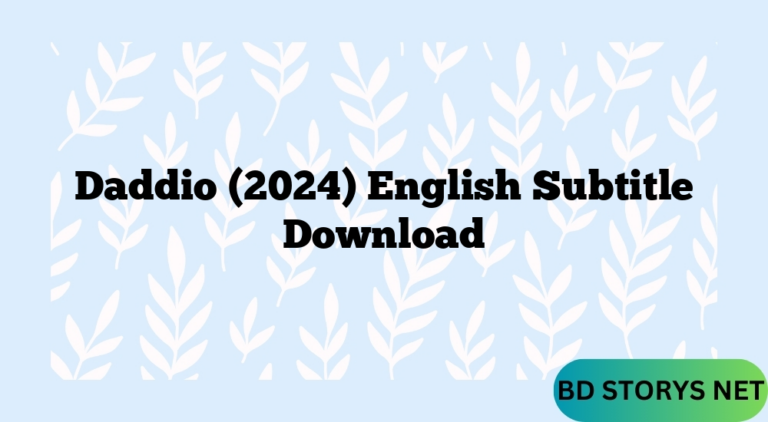 Daddio (2024) English Subtitle Download