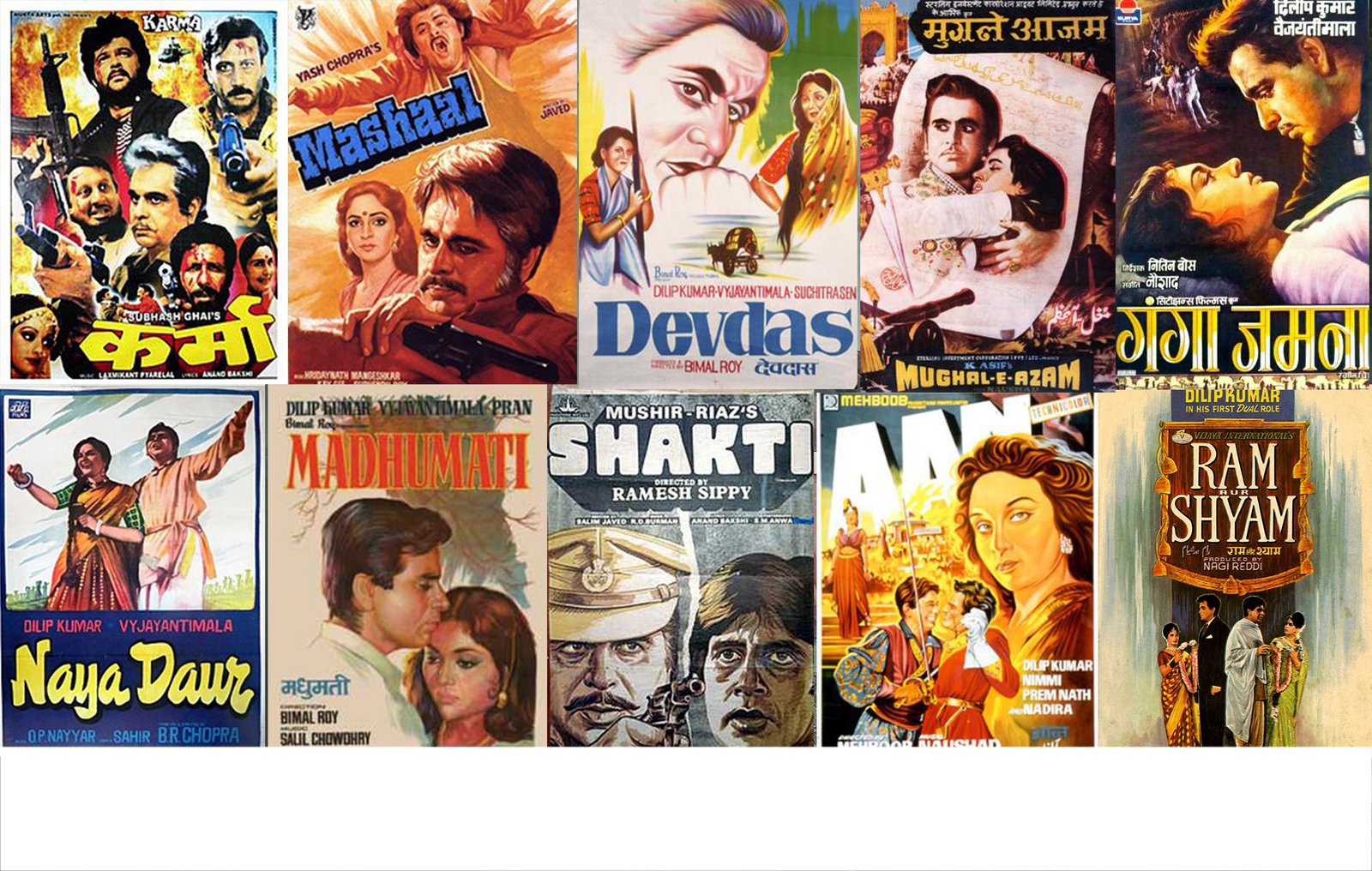 Top 10 Dilip Kumar Movies